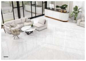 Elegantes Baldosas de Porcelana con Acabado Brillante, Tamaño 60x120cm 600x1200mm 24x48 Pulgadas, Baldosas para Interiores de Viviendas - Product Image 4