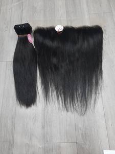 Venta al por mayor Raw vietnamita camboyano Remy extensión del pelo de doble dibujado ondulado natural y recto de doble trama sin enredos mechones de pelo - Product Image 6