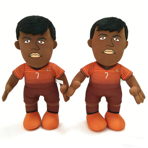 Peluche personalizado de la selección nacional, peluche coleccionable de atleta de fútbol, muñeco de peluche de merchandising para aficionados al fútbol - Product Image 3