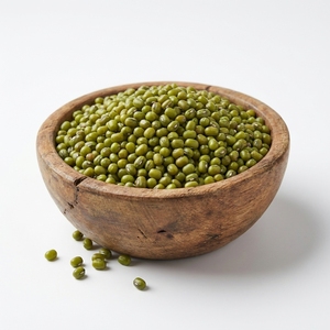 Haricots Mungo Séchés Sans Pierres, Nettoyés par Sortex, Qualité Export, Légumineuses Vertes, Approvisionnement en Vrac pour l'Industrie Agroalimentaire, Haricots de Haute Pureté - Product Image 1