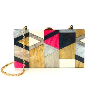 Pochette de soirée de luxe pour femmes, accessoires de mode en résine et cristal, RR ENTERPRISES - Product Image 6