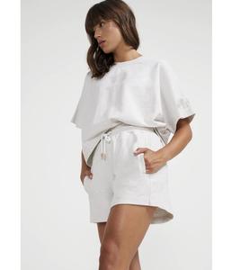 Conjunto de Dos Piezas Casual para Mujer: Camiseta de Alta Calidad con Shorts a Juego, Encaje, Transpirable, de Secado Rápido y Cintura Alta - Product Image 5