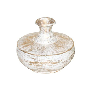 Vase à fleurs en fer forgé fait main avec finition dorée, idéal pour la décoration - Product Image 4