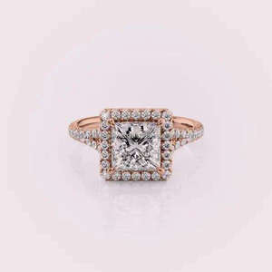 Direct Factory Supply Moissanite Engagement Ring Luxury Jewelry Style Engagement Party Romantic Gift Giving Available For Sale - Product Image 4