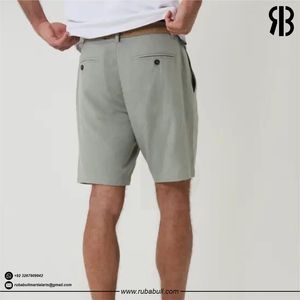 DAPHNIA <b>Men's</b> Casual <b>Chino</b> <b>Shorts</b> Premium Cotton Stretch <b>Shorts</b> Slim Fit Knee Length Golf & Streetwear <b>Shorts</b> For <b>Men</b> - Product Image 2