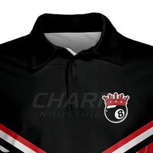 เสื้อบิลเลียดไซส์ใหญ่ระบายอากาศได้ดี พร้อมโลโก้สั่งทำ ผ้าเนื้อเบา ชุดทีม สำหรับขายออนไลน์ - Product Image 6