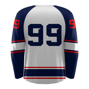 Nueva Camiseta de Hockey Juvenil 2026 OEM Personalizada con Bordado Tackle Twill, Impresión Digital por Sublimación, Secado Rápido, 100% Poliéster - Product Image 2