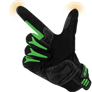 Guantes de Motocicleta con Logotipo Personalizado de Marca Privada, Buen Material, Guantes de Motocicleta para Hombre con Logotipo Personalizado, Nuevo Diseño, Hechos en Pakistán con Malla - Product Image 1