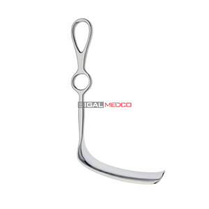 Retractor Doyen con Hoja Curva Ancha, Instrumento Quirúrgico para Procedimientos Abdominales, Acero Inoxidable de Grado Médico - Product Image 3