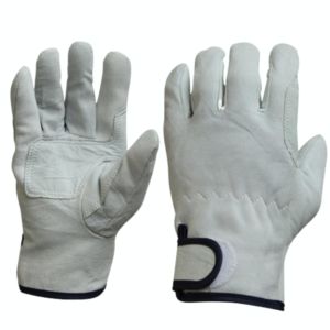 Gants de conduite en cuir de chèvre renforcé, résistants à la chaleur et aux étincelles, protection personnelle, durabilité élevée, gants de jardinage - Product Image 1