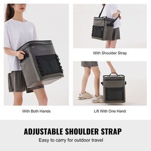 Borsa Frigo Morbida Portatile Leggera da 30 Lattine, Impermeabile e Antifuoriuscita, Isolata con Cerniera per Uso Esterno - Product Image 5