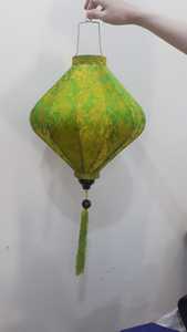 Silk Lanterns Painted Bamboo Silk Lanterns Hanging Lights For Restaurant Hotel Garden Vietnam Silk Lanterns Decor - Product Image 6