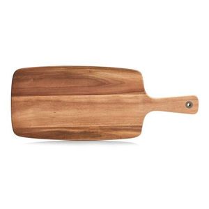 Tabla de cortar de madera rústica hecha a mano para la preparación de alimentos en la cocina, para cortar verduras, frutas, carne, pan, tabla de cocina duradera - Product Image 3