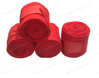Ensemble de 4 bandages de jambes pour chevaux de polo de la marque PRIMA, en polyester respirant, équipement équestre de haute qualité, bandages d'équitation personnalisables