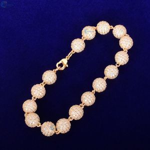 Pulsera Iced Out Hip Hop con Diamantes Cultivados en Laboratorio, Estilo Rapper, Personalizable para Él/Ella - Product Image 3