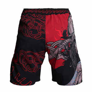 Shorts MMA Homme Haute Qualité Solides Respirants Séchage Rapide Imperméables Taille Élastique Premium Anti-Plis Service OEM Dernière Collection - Product Image 3