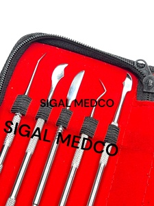 Juego de Herramientas de Escultura de Cera y Arcilla de Acero Inoxidable de Doble Punta, 10 Piezas, con Estuche de Cuero Artificial para Modelado y Arte - Product Image 2