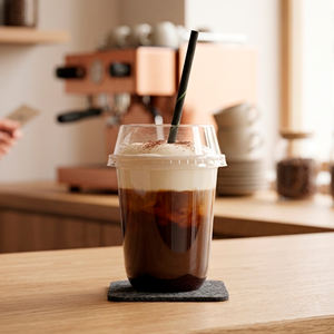 Vasos Desechables Transparentes de Plástico PP de 16oz/22oz, 95mm de Diámetro, para Café, Té y Bebidas Frías, Marca QUANG QUAN - Product Image 1