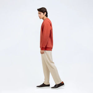 Sudadera de Hombre con Logotipo Personalizado, Estilo Burnt Craft, Tela de Rizo Premium, Sudadera Negra Lisa de Moda, Sudadera de Alta Calidad - Product Image 4