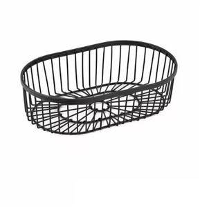 Panier de rangement métallique classique, organisateur en fil métallique durable pour la décoration de table de cuisine et de salle à manger - Product Image 4