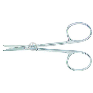สแตนเลสสตีลเครื่องมือผ่าตัดฟันกรรไกรตัดมงกุฏ10.5 CM ทำมุม - Product Image 2
