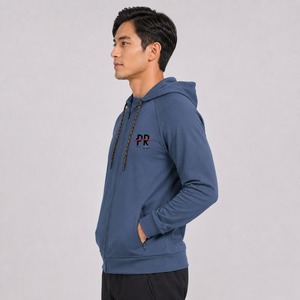 Sweat à capuche zippé pour homme, tissu polaire chaud, sweat à capuche entièrement zippé avec poches, conçu pour le temps froid et les activités de plein air - Product Image 6