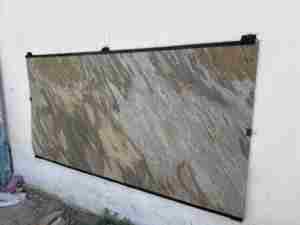 Autumn White Flexible Slate <b>Stone</b> Veneer Sheet Soft Light Natural Wall Covering for Interior Exterior Facade Decor - Product Image 4