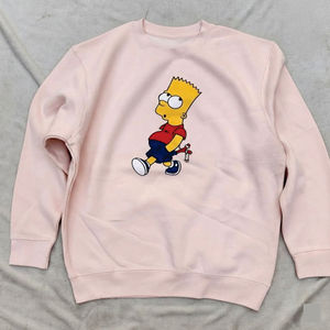 Sweat-shirt à col rond personnalisé avec logo, haute qualité, vente en gros, grande taille pour hommes, jersey tricoté 2026, coton biologique anti-plis - Product Image 5