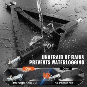 2 \ "Receiver <span class=keywords><strong>Hitch</strong></span> cho 1 máy kéo Tow 3-điểm <span class=keywords><strong>Hitch</strong></span> Receiver <span class=keywords><strong>Drawbar</strong></span> Adapter <span class=keywords><strong>pins</strong></span> Tương thích cho Kubota máy móc nông nghiệp - Product Image 5