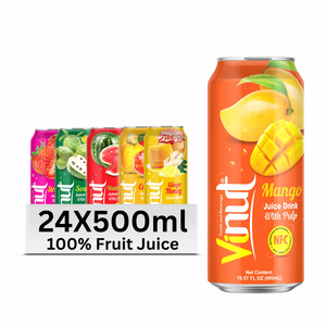 For VINUT Factory Direct 490ml Sugar-Free <b>Fruit</b> & <b>Vegetable</b> <b>Juice</b> Drink with Pulp Free Sample OEM/ODM Available for Export - Product Image 1