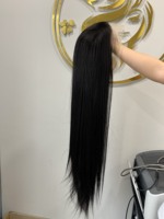 Perruque cheveux humains Full Lace HD alignés à double cuticule 28 pouces Cheveux humains naturels vietnamiens pour femmes trame de génie