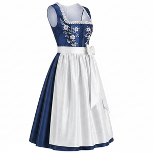 Robe Dirndl Allemande Haut de Gamme Personnalisée, Fabricant de Costumes Traditionnels Bavarois pour l'Oktoberfest, Vente en Gros, Robe de Servante Brodée Florale Traditionnelle - Product Image 5