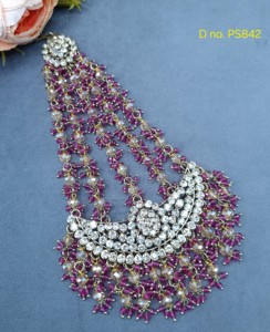 Chaîne de tête de mariée pakistanaise tendance, ornements capillaires perlés en cristal, pinces latérales de mariage ethniques traditionnelles, vente en gros - Product Image 5