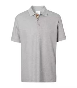 Polos pour hommes Chemises polo de tennis à manches courtes décontractées Chemises de golf à séchage rapide Humidité Logo personnalisé Motif solide tricoté - Product Image 6