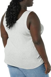 Camiseta sin mangas de algodón elástico para mujer, estilo racerback, chaleco deportivo, camiseta sin mangas para estilo de vida activo, fábrica de prendas OEM ODM - Product Image 6