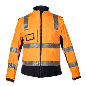Chaqueta de Trabajo Reflectante de Invierno para Hombre, Impermeable, de Alta Visibilidad, para Seguridad en la Construcción, Resistente al Viento, Ropa de Trabajo de Seguridad - Product Image 1