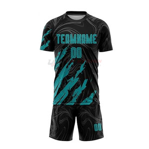Venta al por Mayor de Fábrica, Precio Económico, Uniforme de Fútbol Transpirable 100% Poliéster Sublimado, Diseño de Logotipo Personalizado, Más Vendido - Product Image 2