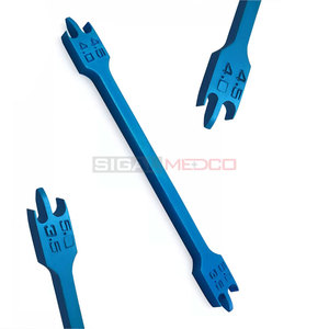 High Quality Orthodontic Bracket Height Gauge Blue Coated Stainless Steel Measuring Accurate Orthodontic Medic Instruments - Product Image 4