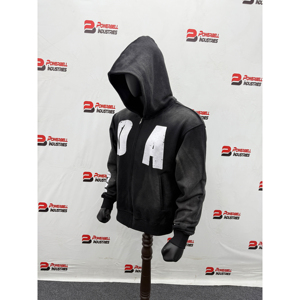 Sweat à capuche surdimensionné vintage streetwear de haute qualité pour homme, imprimé sur mesure, délavé à l'acide, avec épaules tombantes, fabriqué par un fabricant OEM - Product Image 5