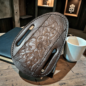 Funda de Cuero para Cuchillo de Caza Vaquero, Hecha a Mano, de Acero con Alto Contenido de Carbono, con Correa para Llevar, Personalizable OEM, Estilo Occidental, para el Mercado de EE. UU./UE - Product Image 5