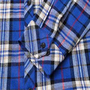 Chemise en flanelle pour homme de qualité supérieure, style automne, dernière tendance, très vendue, légère, écologique, respirante, en coton et laine, décontractée - Product Image 4