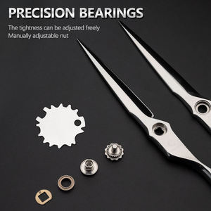 7.5 Inch Mini Japanese 440C Barber <b>Beard</b> Nose Hair Shears Small <b>Scissors</b> Stainless Steel Professional Beauty Salon Use - Product Image 5