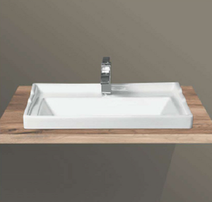 Lavabo de Sobremesa LEMON, Versátil para Baño, Lavadero, Hotel, Escuela, Fácil de Limpiar, Elegante para Apartamento - Product Image 1