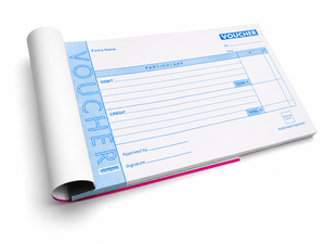 Hawamahal Voucher <b>Book</b> 70 Pages ( 22X14 CM ) A5 Voucher <b>Book</b> ruled 70 Pages (White) - Product Image 3
