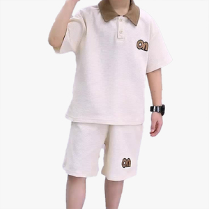 Conjunto de Polo y Pantalones Cortos para Niños, Modelo 2026, Nuevo, Verano, Manga Corta, Estilo Casual Deportivo - Product Image 1