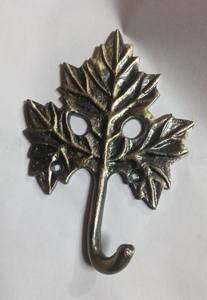 Gancho de pared resistente de hierro fundido antiguo, soporte rústico para llaves, ganchos de riel - Product Image 5