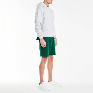 Novedad al por mayor: Sudadera con capucha informal para hombre, gris melange, con logo frontal personalizado, bolsillo con cremallera, ajuste cómodo, último diseño. - Product Image 4