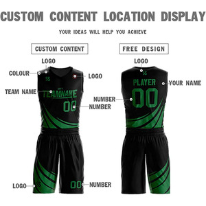 ผู้จัดจำหน่ายชุดบาสเกตบอลแบบทีม รับผลิตแบบ OEM สกรีนโลโก้ตามสั่ง ระบายอากาศได้ดี ผ้าตาข่าย สำหรับฤดูร้อนและฤดูหนาว ชุดแข่งขันทีม - Product Image 4