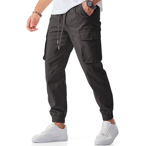 Pantalones Cargo Modernos para Hombre, con Cierre de Cordón, Puños Elásticos, Bolsillo Grande en el Muslo, Antiarrugas, Servicio OEM - Product Image 1