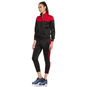 Chándal para correr con forro polar de poliéster 100% para mujer, chándal de fútbol con logotipo personalizado de talla grande, chándal de 2 piezas para primavera - Product Image 3